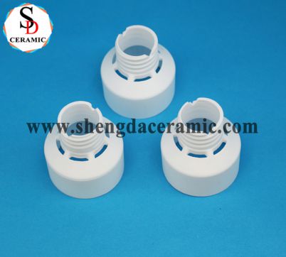 High Temperature 95%/99% Al2O3 Alumina Ceramic Lamp Holder Manufacturers