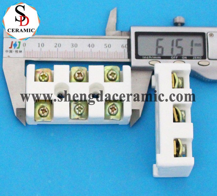 High Temperature Resist Ceramic Terminal Strip Connector