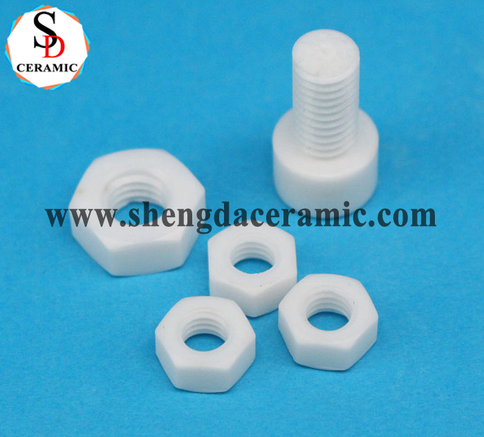 Zirconia Ceramic Screw Bolts Nuts