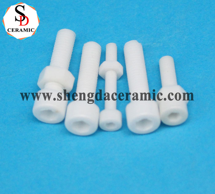 M4,M5,M6 Ceramic Bolts Zirconia Screws