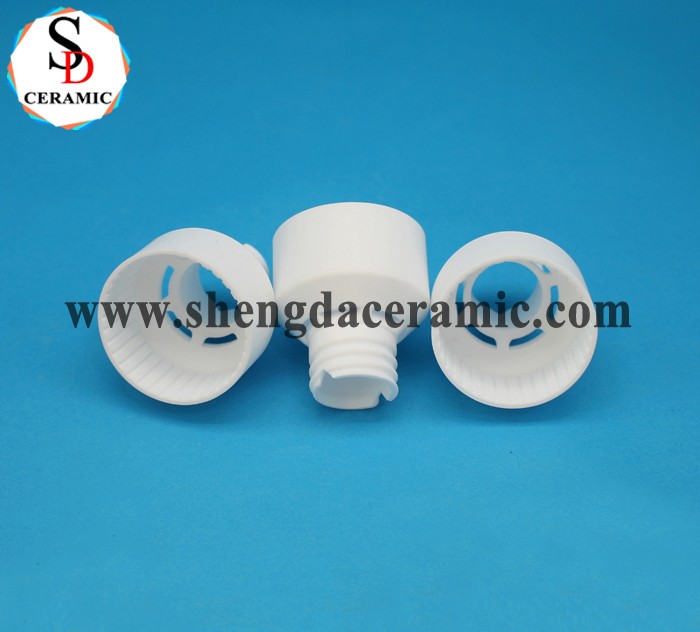 High Temperature Ceramics 95%/99% Al2O3 Alumina Ceramic Lamp Holder Manufacturers