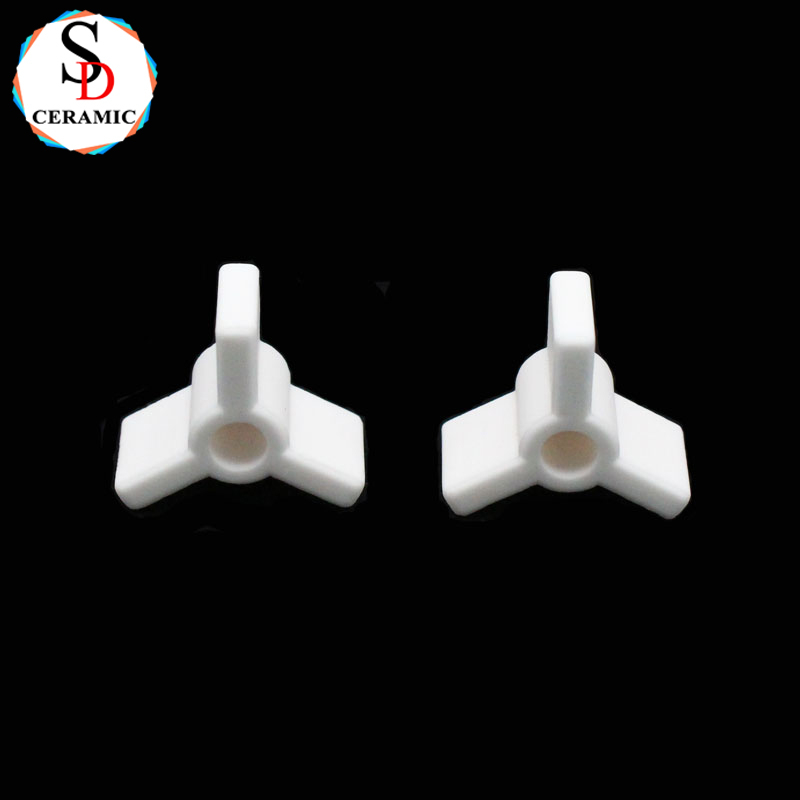 High Purity 95%/99% Al2O3 Precision Ceramic Impeller Alumina Insulator