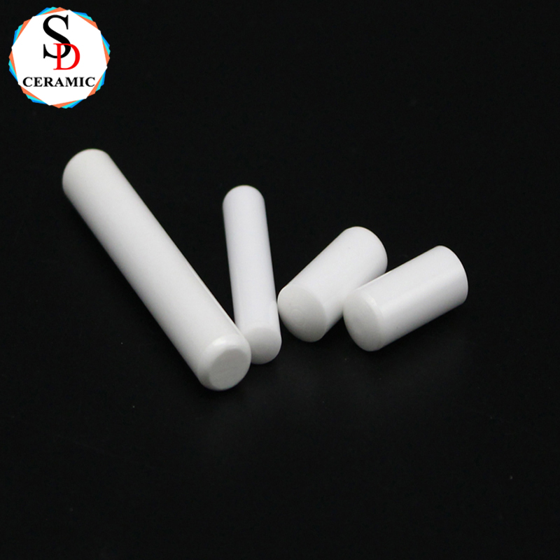 High Strength Zirconia Ceramic Rod Precision Customized ZrO2 Ceramic Pole