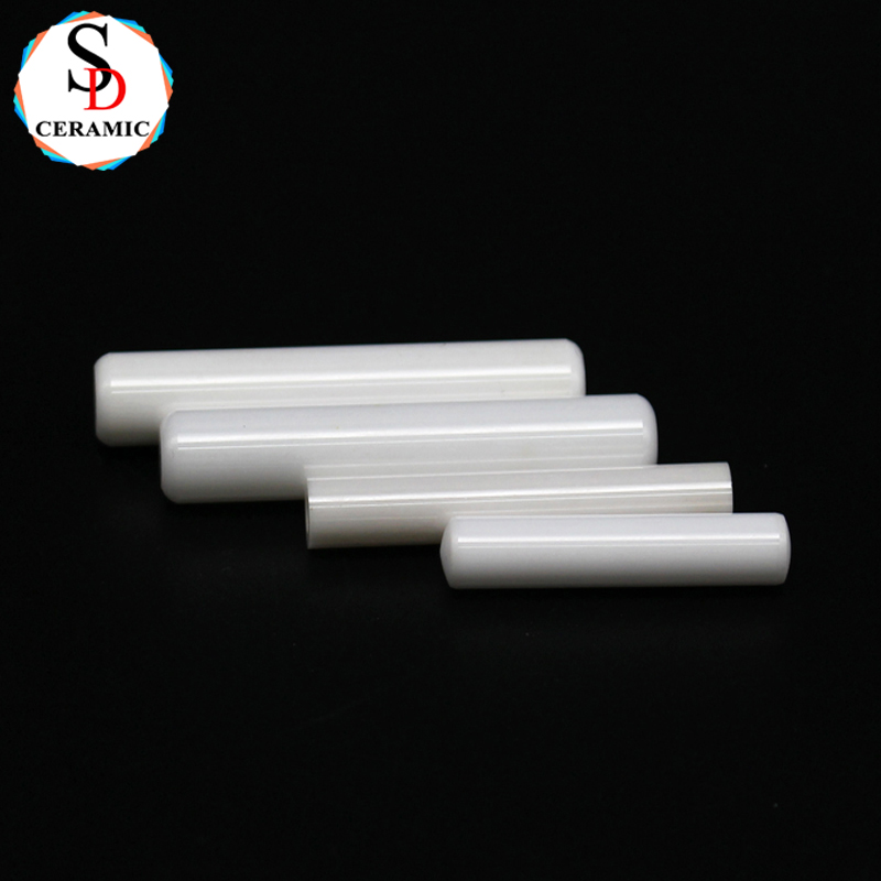 High Strength Zirconia Ceramic Rod Precision Customized ZrO2 Ceramic Pole