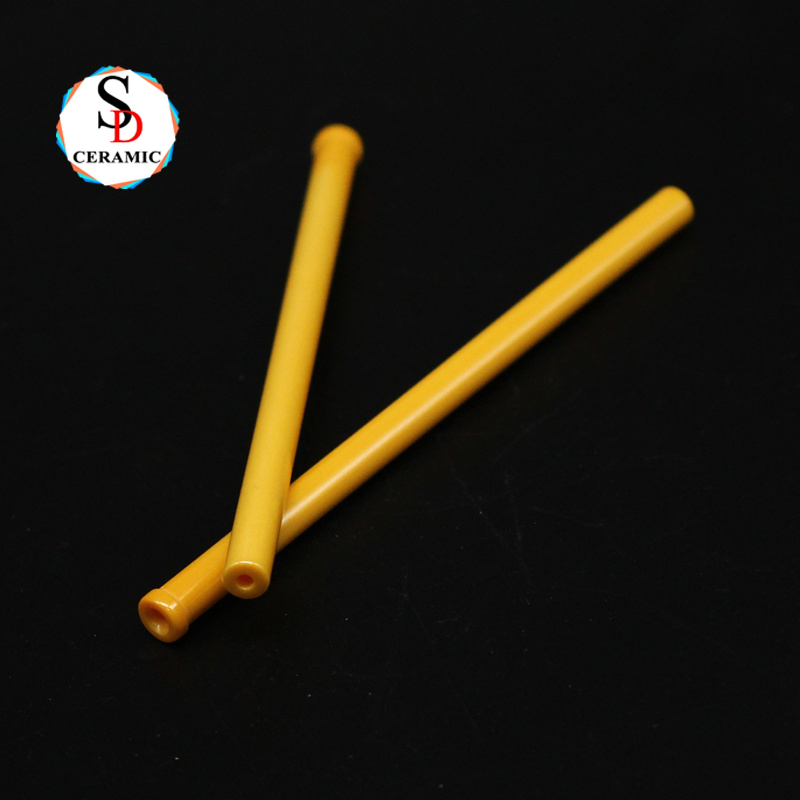 Customized Glazed Ceramic Steatite Sleeve Rod Pin with High Temperature Resistance and Good Insulation