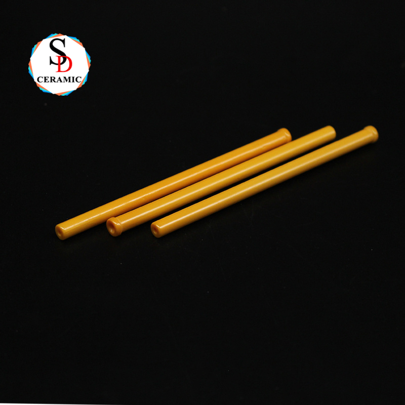 Customized Glazed Ceramic Steatite Sleeve Rod Pin with High Temperature Resistance and Good Insulation