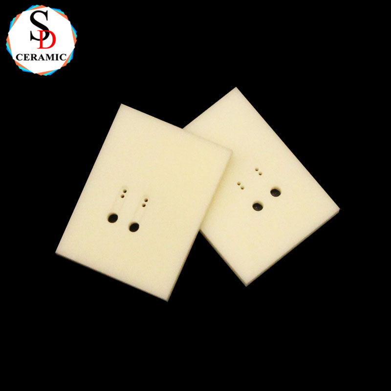 Custom High-Precision Laser Cutting Thin Wall Micro Hole Alumina Ceramic Sheet | Plate
