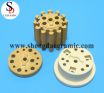 C520 Refractory Cordierite Ceramic Bobbin Heater Element Insulator