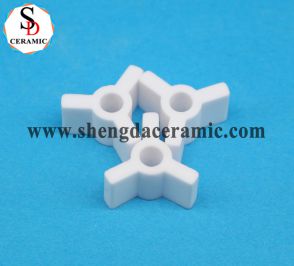 High Purity 95%/99% Al2O3 Precision Ceramic Impeller Alumina Insulator