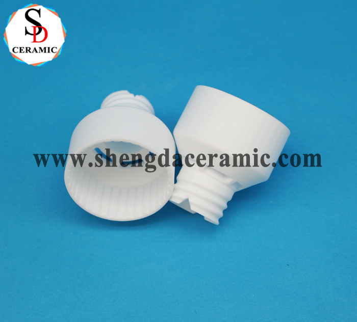 High Temperature 95/99 Al2O3 Alumina Ceramic Lamp Holder Manufacturers