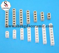 8 Holes Yellow White Steatite Ceramic Strip for Band Heater