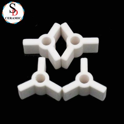 High Purity 95%/99% Al2O3 Precision Ceramic Impeller Alumina Insulator