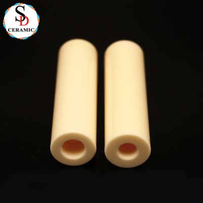 Customized Industrial Structural 99 Al2o3 Alumina Ceramic Tube with Flange for Furnace