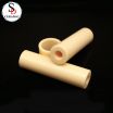 Customized Industrial Structural 99 Al2o3 Alumina Ceramic Tube with Flange for Furnace