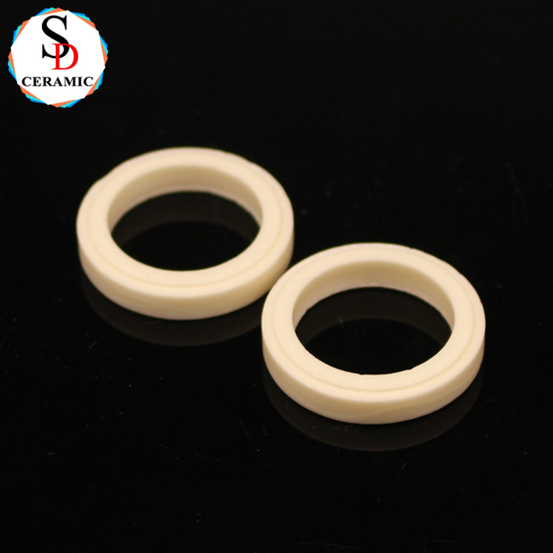Factory Direct Sale 99 Alumina Ceramic Ring Washer Al2O3 Precision Ceramic Structure Parts