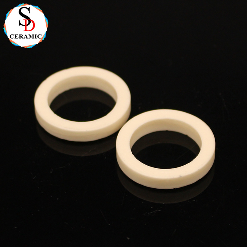Factory Direct Sale 99 Alumina Ceramic Ring Washer Al2O3 Precision Ceramic Structure Parts