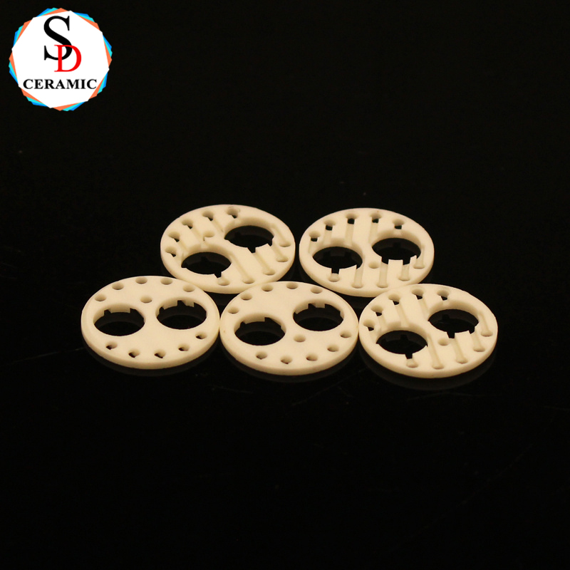 Wear Corrosion Porous 99 Alumina Ceramic Disc Ring Al2o3 Ceramic Substrate for Pump Welding Cutting