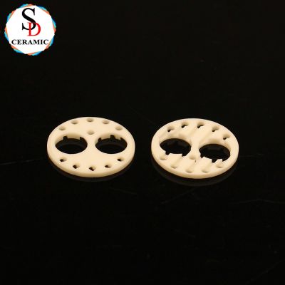 Wear Corrosion Porous 99 Alumina Ceramic Disc Ring Al2o3 Ceramic Substrate for Pump Welding Cutting