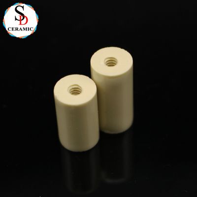 High Precision High Strength Steatite Ceramic Tube Pipe with Helicoil Insert for Heat Element