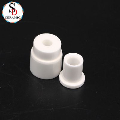 Customized High Polish Zirconia Ceramic Bushing Eyelets White Zro2 Ceramic Components