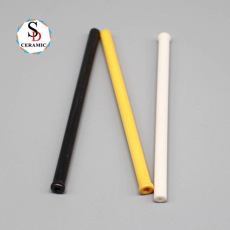 Customized Glazed Ceramic Steatite Sleeve Rod Pin with High Temperature Resistance and Good Insulation