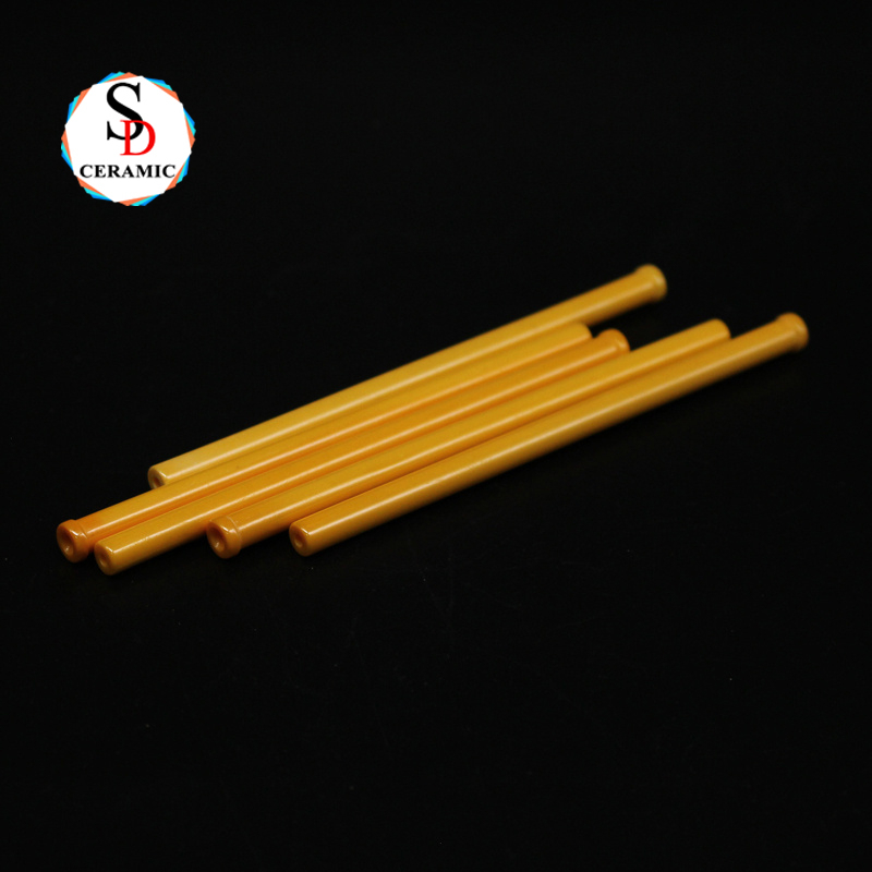 Customized Glazed Ceramic Steatite Sleeve Rod Pin with High Temperature Resistance and Good Insulation