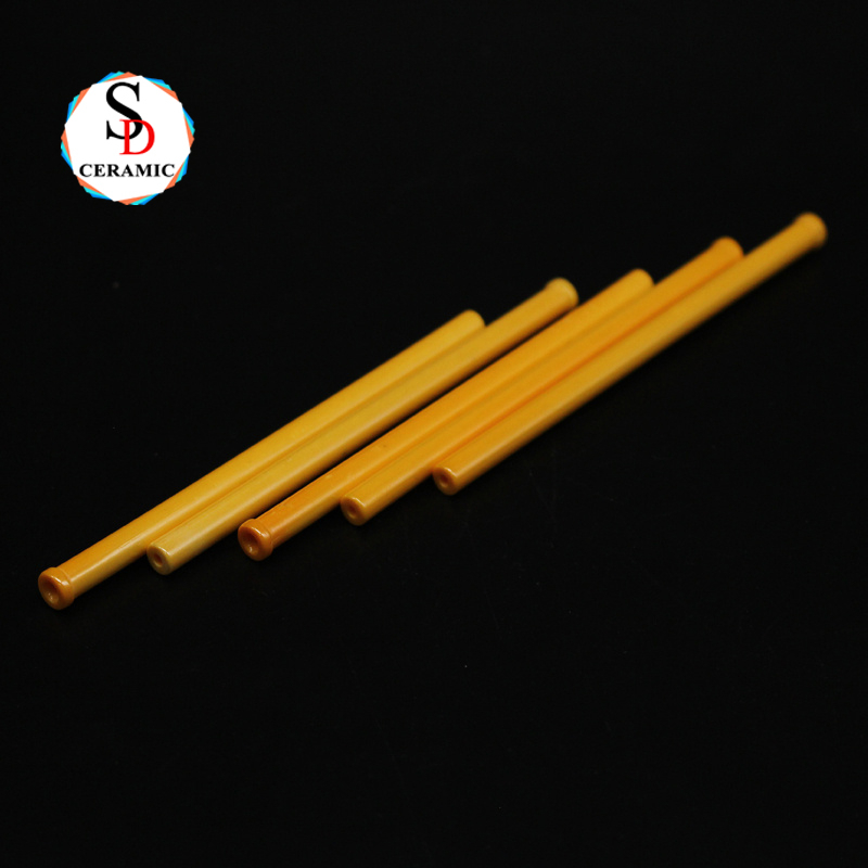 Customized Glazed Ceramic Steatite Sleeve Rod Pin with High Temperature Resistance and Good Insulation