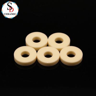 Factory Direct Sale 99 Alumina Ceramic Ring Washer Al2O3 Precision Ceramic Structure Parts
