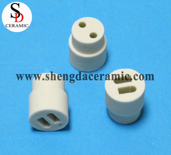 Two Holes Steatite Ceramic Insulation Beads