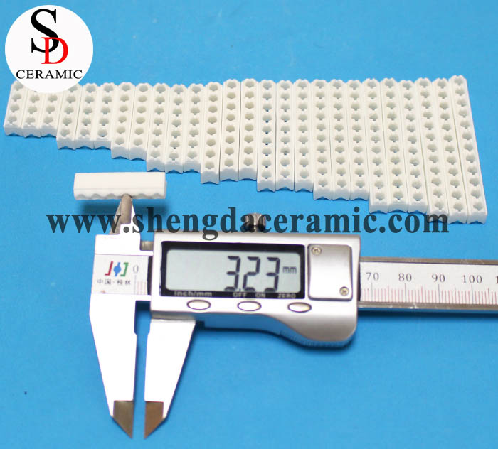 Width 6.3mm Mini Ceramic Band Heater Insulator Strip