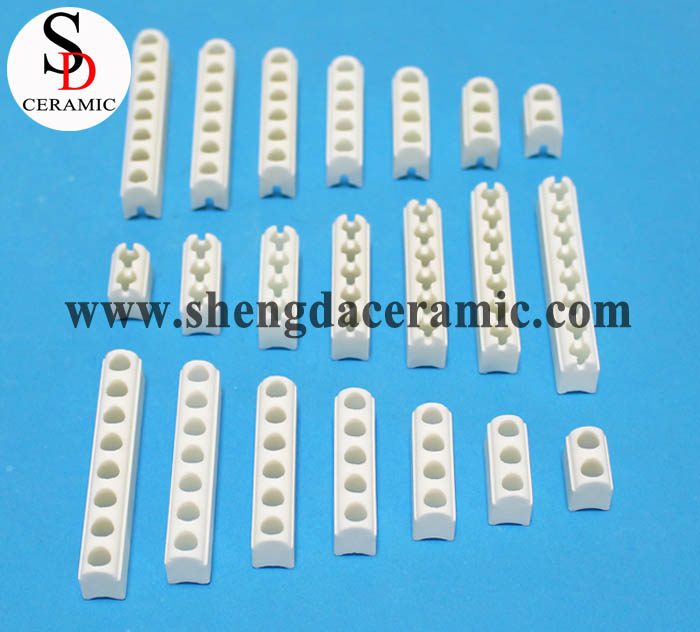 White Color Steatite Ceramic Band Heater Insulator