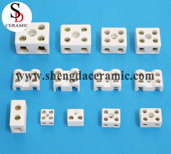  2 Way High Temperature Ceramic Terminal Block Connector