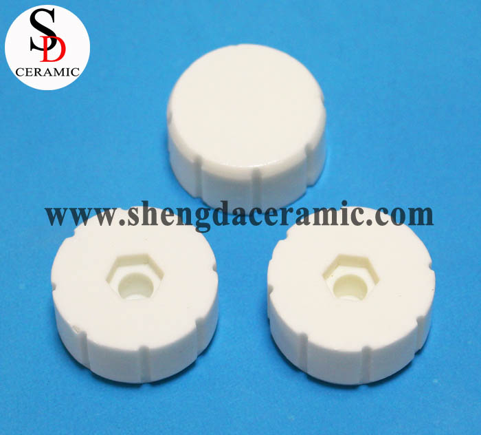 Custom Steatite Ceramic Hex Cap Nuts