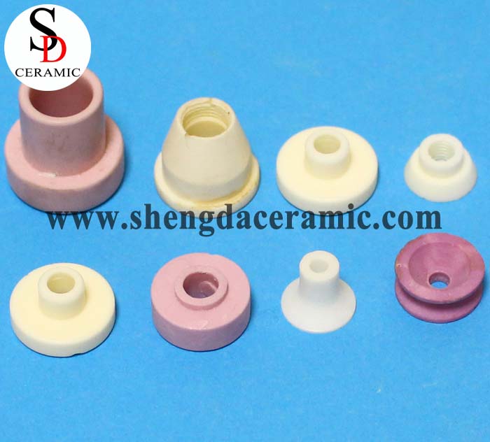 Heat Resistance 99% Alumina Ceramic Bushings For Insulating