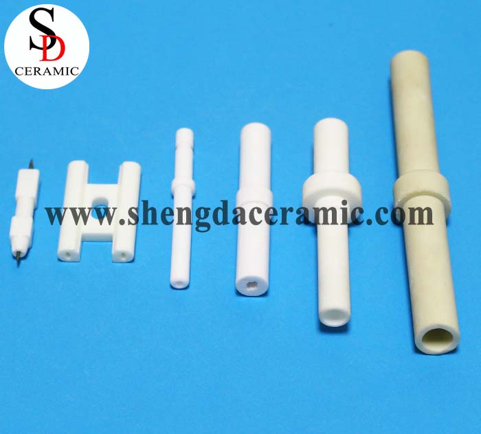 Electrode Spark Plug Alumina / Steatite Ceramic Igniter Part
