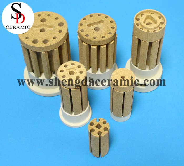 Ceramic C520 Cordierite Porcelain Bobbin Elements Heater Standard Size