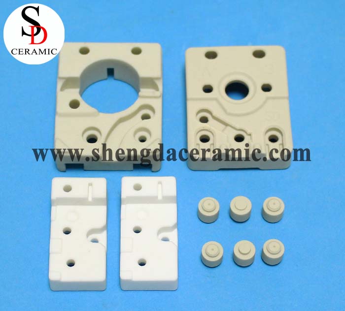 Dry and Hot press al2o3 steatite ceramic bimetal thermostat base