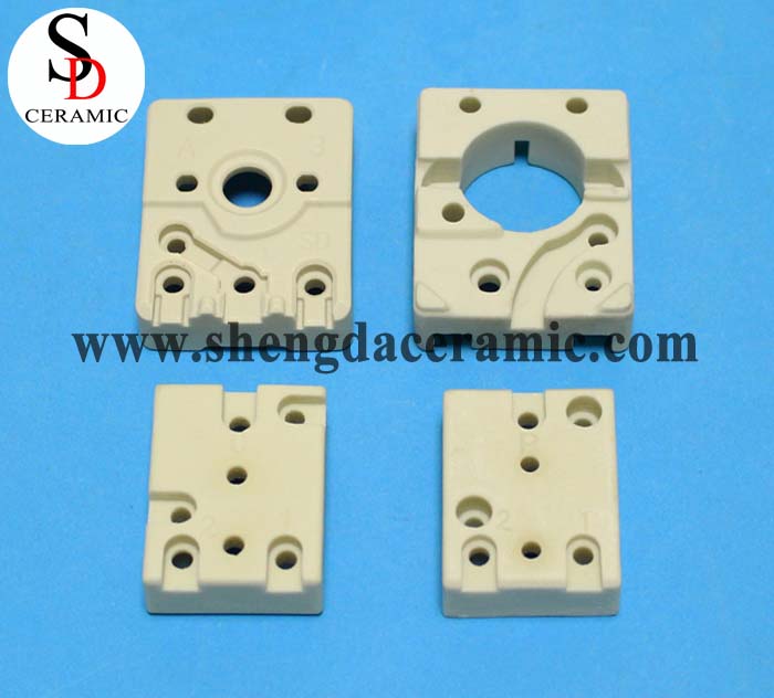 Dry and Hot press al2o3 steatite ceramic bimetal thermostat base