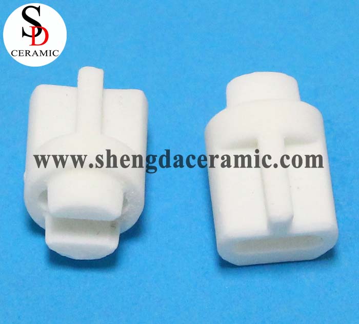 High Frequency Quartz Tube Ceramic Cover Steatite Ceramic Cap