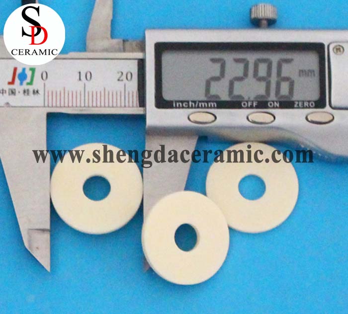 High Precision White Insulating 95% Alumina Ceramic Shim