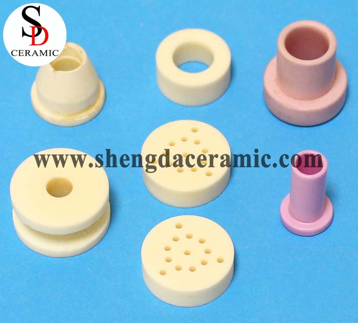 Ceramic Manufacturer Customized Alumina Al2O3 Ceramic Sleeve / Bush