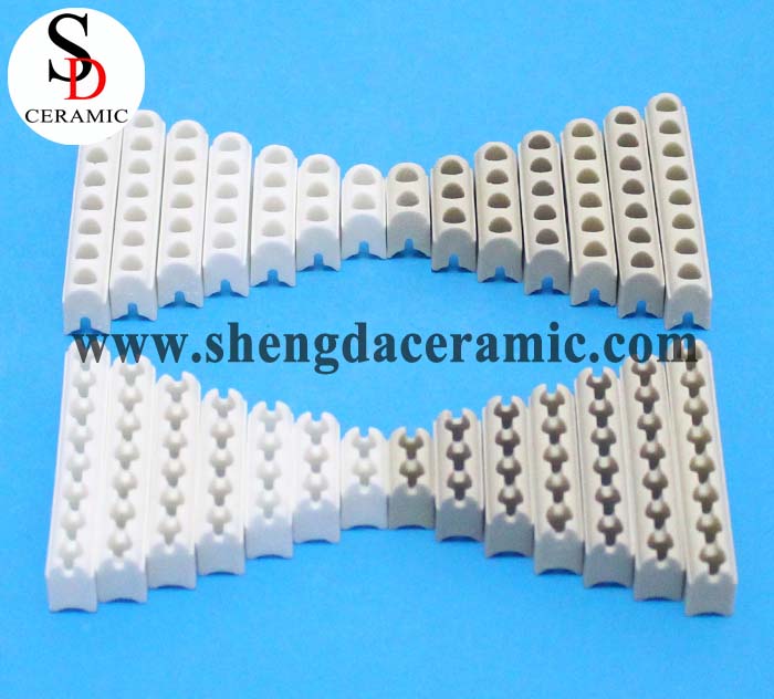 Top & Bottom Groove Steatite Ceramic Strip For Band Heater