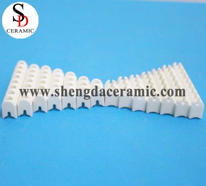 Top & Bottom Groove Steatite Ceramic Strip For Band Heater