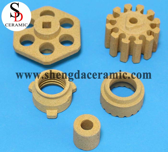 Ceramic C520 Cordierite Porcelain Bobbin Elements Heater Standard Size