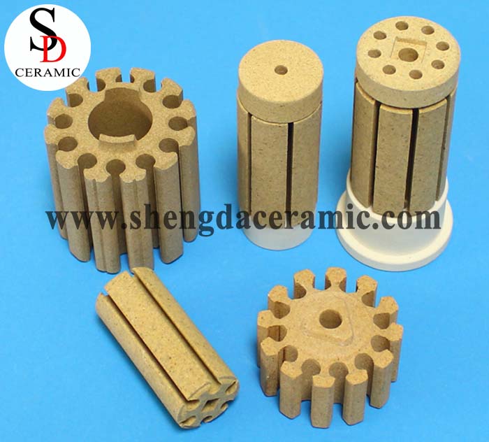 Ceramic C520 Cordierite Porcelain Bobbin Elements Heater Standard Size