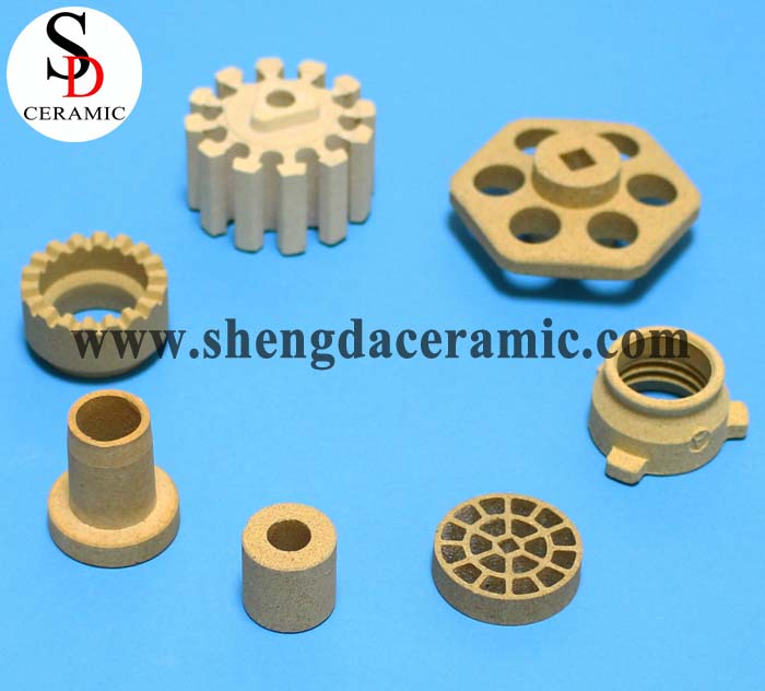 6 Holes Refractory Cordierite Ceramic Pipe