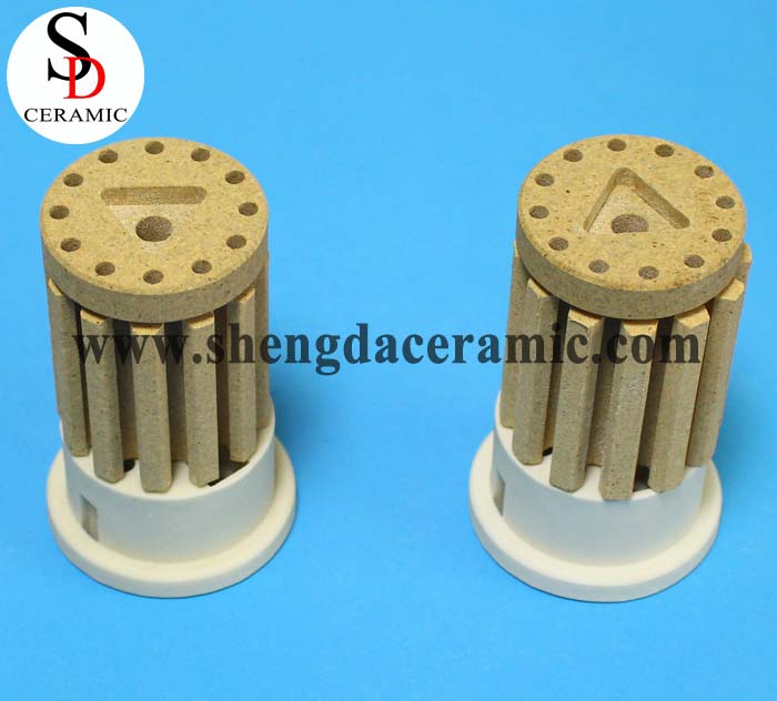 OD 45mm Cordierite Ceramic Insulator for Bobbin Heater