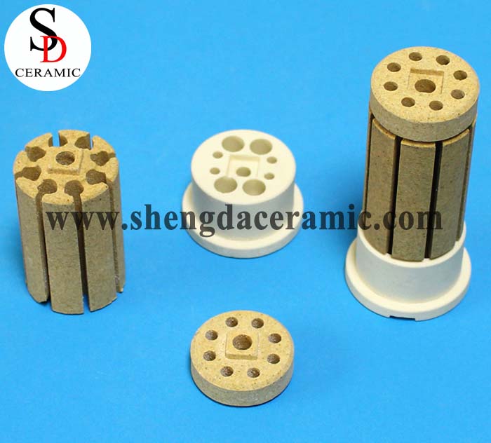 OD 30mm Cordierite Ceramic Insulator for Bobbin Heater