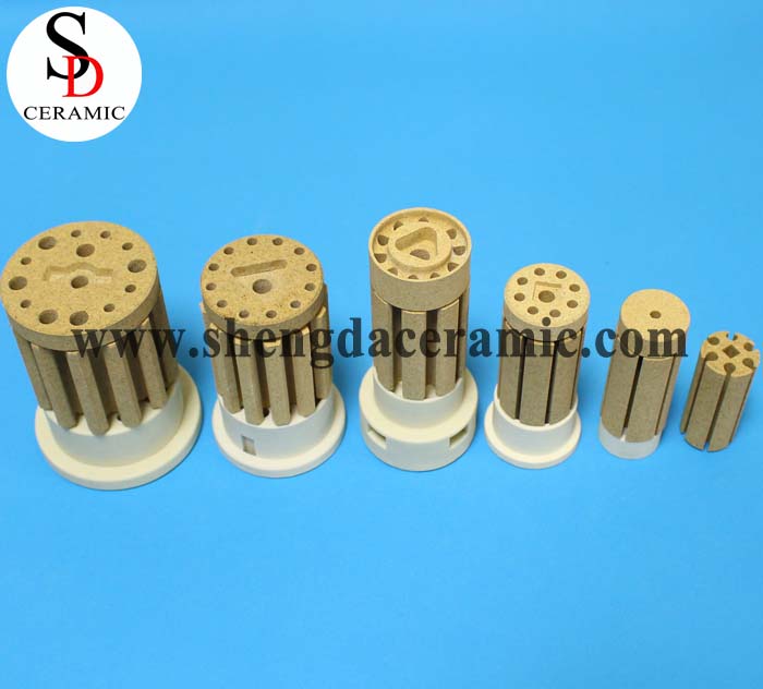 OD 25mm Cordierite Ceramic Insulator for Bobbin Heater