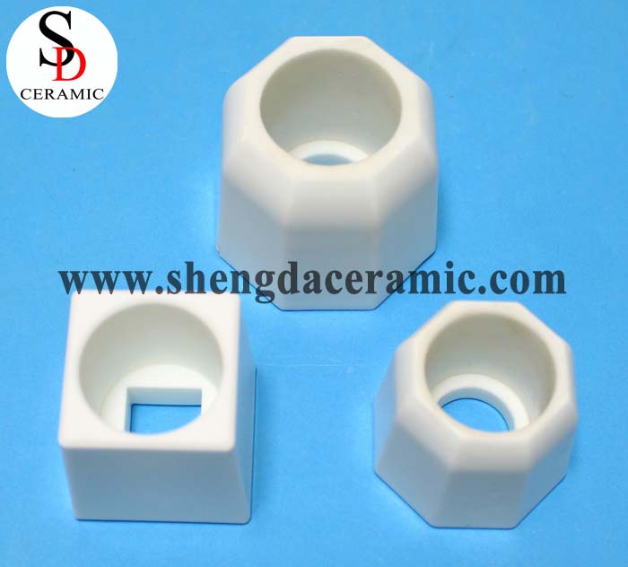 High wearable polished 99% High Alumina Ceramic Base Block